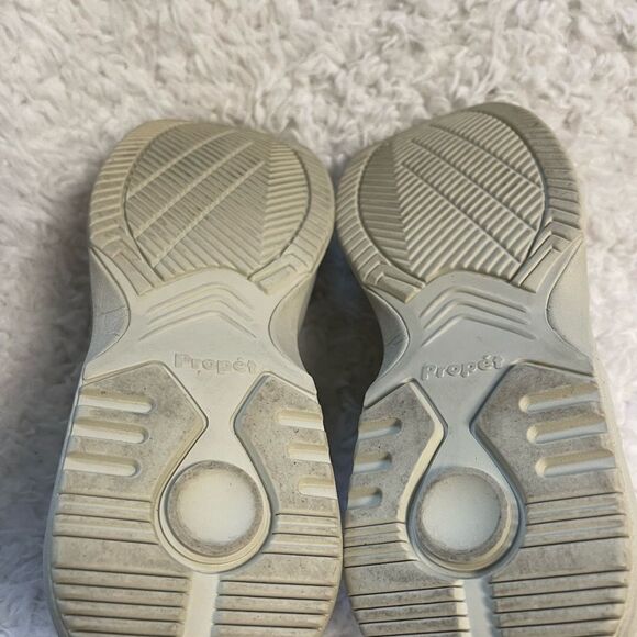 Propet Men's Life Walker Strap Comfort Walking Shoes Leather Beige Size 7 - Picture 9 of 11